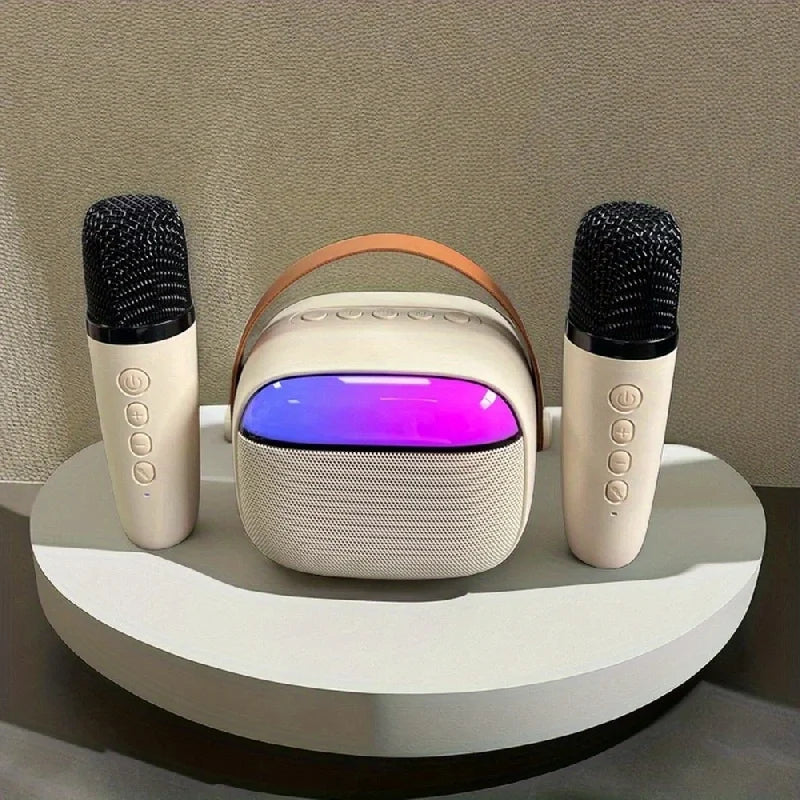 Kids Karaoke Machine, Portable Bluetooth Speaker with Wireless Microphone, Christmas Kids Toys Gifts for Girls 4, 5, 6, 7, 8, 9,