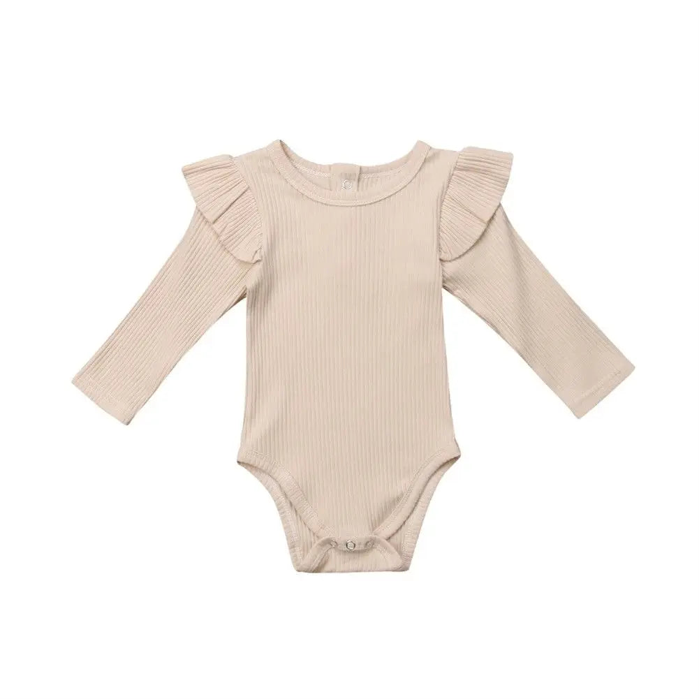 6 Colors Autumn Winter Knitting Rompers Baby Girl Clothes Newborn Baby Bodysuit Long Sleeve Jumpsuit Romper Outfits 0-2 Years