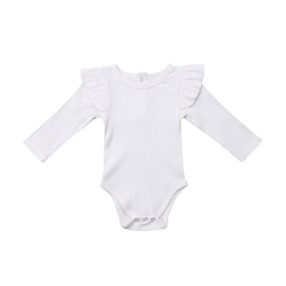 6 Colors Autumn Winter Knitting Rompers Baby Girl Clothes Newborn Baby Bodysuit Long Sleeve Jumpsuit Romper Outfits 0-2 Years