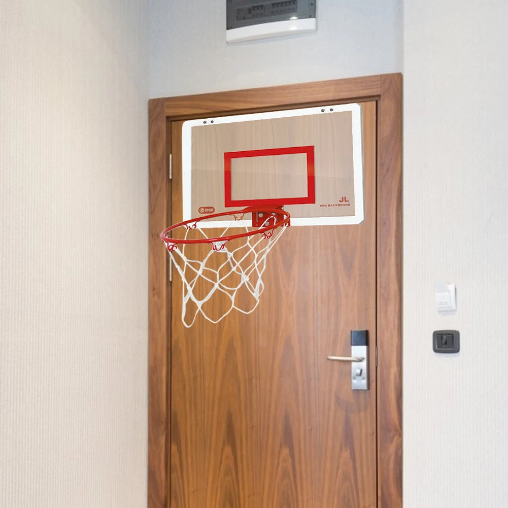 Children Kids Hanging Basketball Hoop Indoor Door Wall Mounted  Mini Basket Ball Board Toy Set with Pump Boys Gift