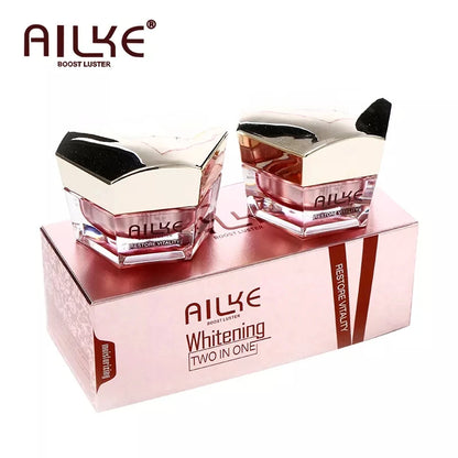 AILKE Lightening Face Cream, Reduce Dark Spots, Inhibit Melanin, With Collagen, Glutathione, For All Skin Types