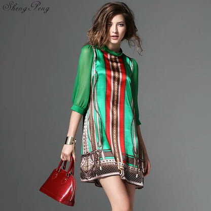 Hippie bohemian style boho hippie dress mexican embroidered dress boho chic dresses Q531