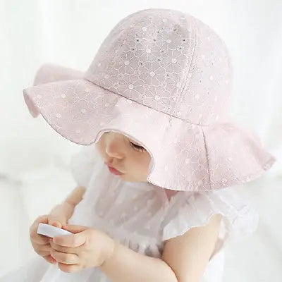 New Toddler Infant Sun Cap Summer Outdoor Baby Girls Boys Sun Beach Cotton sunhat