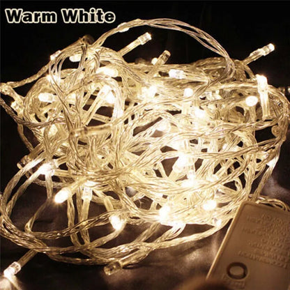 New LED String Light 200 LED 20M Christmas/Wedding/Party Decoration Lights Garland AC 110V 220V outdoor Waterproof Led Lamp