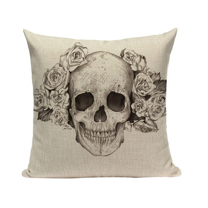 Halloween skull Cushion Cover Car Throw Pillow Cover 18x18 inches Pillowcase Home Decor Custom Fashion Linen