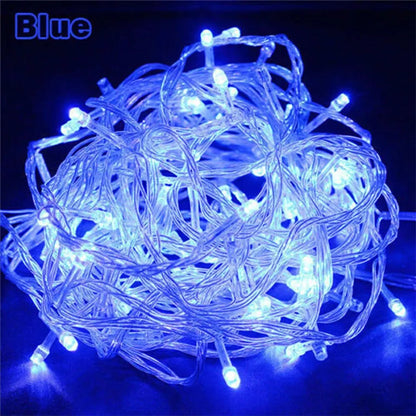 New LED String Light 200 LED 20M Christmas/Wedding/Party Decoration Lights Garland AC 110V 220V outdoor Waterproof Led Lamp