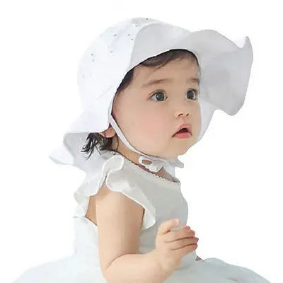 New Toddler Infant Sun Cap Summer Outdoor Baby Girls Boys Sun Beach Cotton sunhat