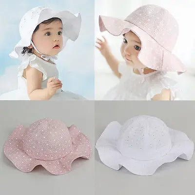 New Toddler Infant Sun Cap Summer Outdoor Baby Girls Boys Sun Beach Cotton sunhat