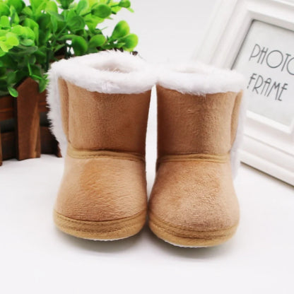 Newborn Toddler Warm Boots Winter First Walkers baby Girls Boys Shoes Soft Sole Fur Snow Booties for 0-18M Bebe Kids Snow Boots