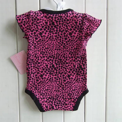 Skull Summer Infant Kids Girls Clothing Sets Bodysuits +Tutu Skirt + Headband  3 Piece Suits Leopard Baby Girl Clothes