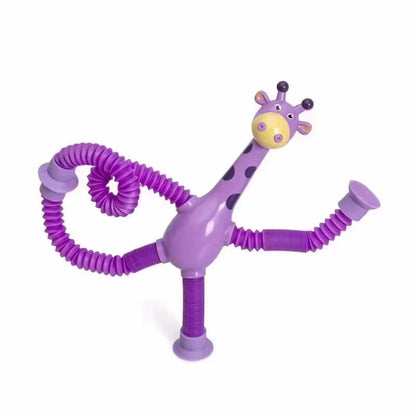 Retractable Giraffe Kids Educational New Exotic Toys