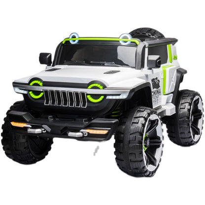 Children's Electric Car Four-Wheel Four-Wheel Drive Off-Road Vehicle Double Baby Child Remote Control Toy Car Can Sit Adult Stroller