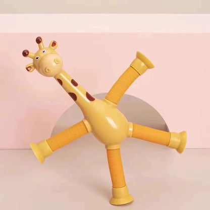 Retractable Giraffe Kids Educational New Exotic Toys