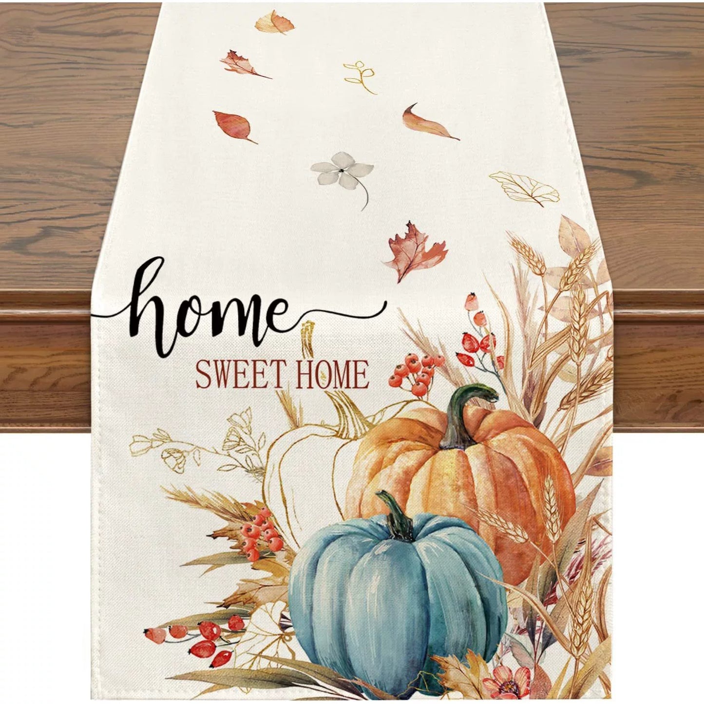 Autumn Restaurant Linen Digital Print Tea Table Runner