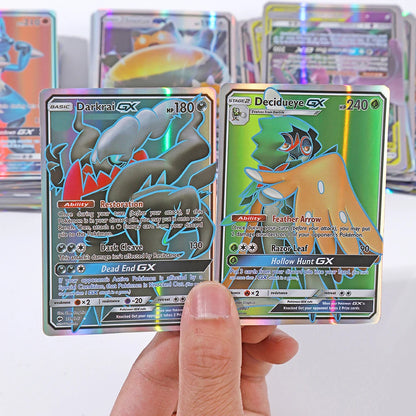 20Pcs English Pokemon Cards GX Tag Team Vmax EX Mega Shining Game Battle Carte Trading Collection Cards Toys Children Gift