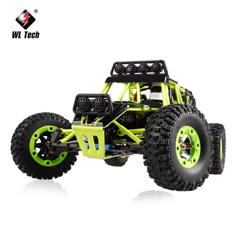 WLtoys 12428 1:12 4WD RC Racing Car High Speed Off-Road Remote Control Alloy Climbing Truck LED Light Buggy Boys Toys Kids Gift