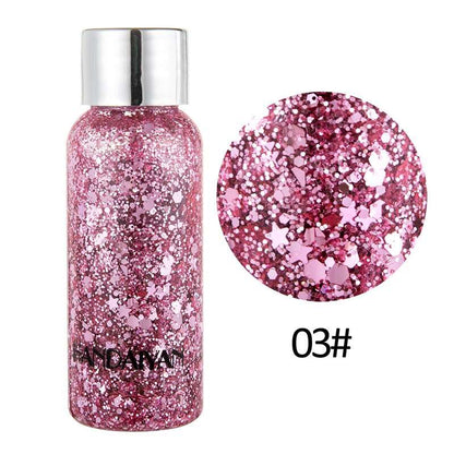 1pcs Eyeshadow Sequins Face Eye Glitter Sequin Gel Diamond Shiny Glitter Body Sequins Makeup Decorative For Party Festival