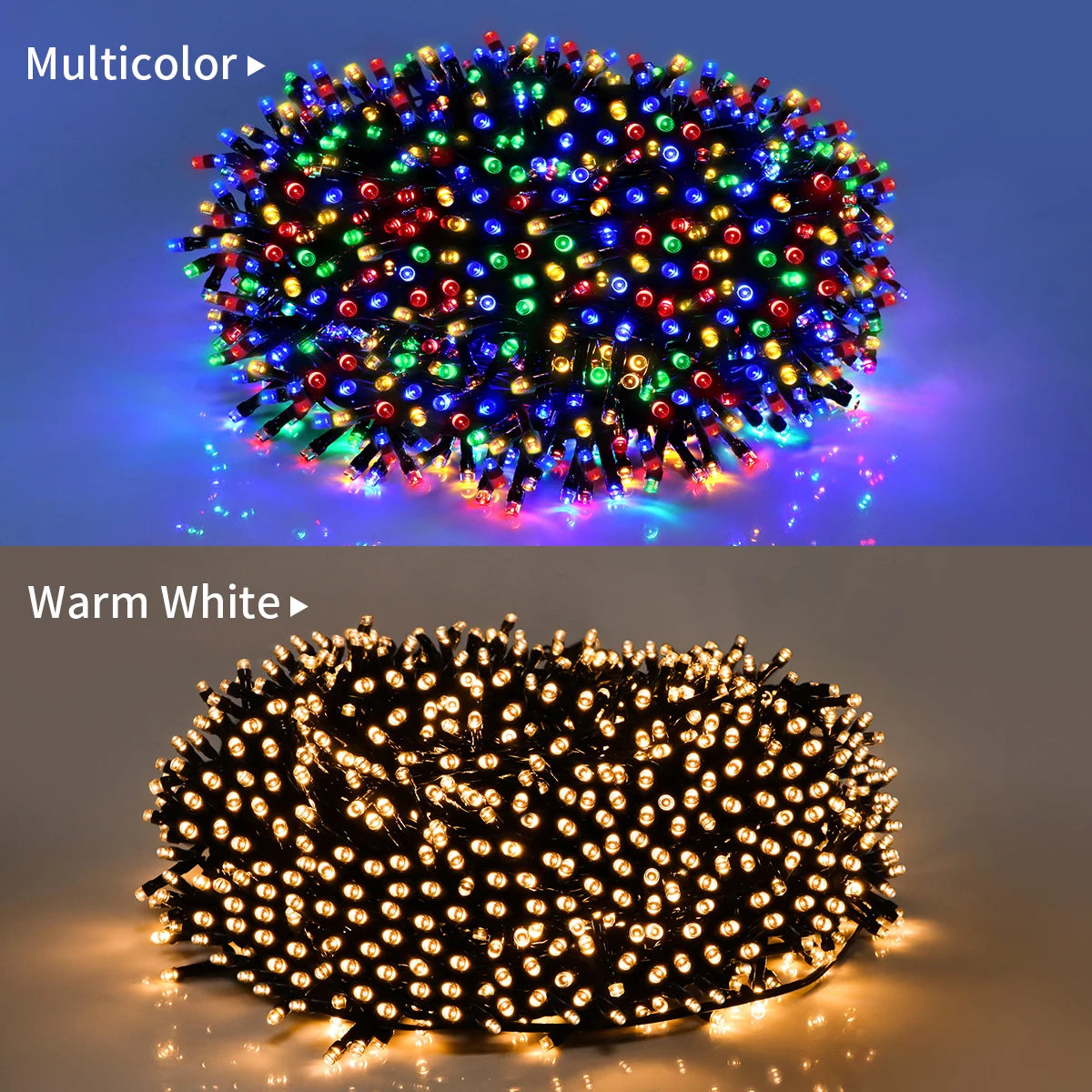 LED String Light for Christmas Tree Decor, Waterproof Outdoor Garden Fairy Lights, EU Plug, US Plug, LED Garland Light, 24V