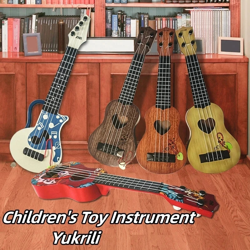 Children Can Pluck Strings And Play Yukrili Toys Beginners' Level Guitar Puzzle And Musical Instruments