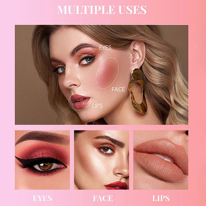 Matte Velet Liquid Blush Moisturizing Lip Gloss Cheek Blusher Durable Natural Tint Face Rouge Cream Blush Stick Beauty Cosmetics