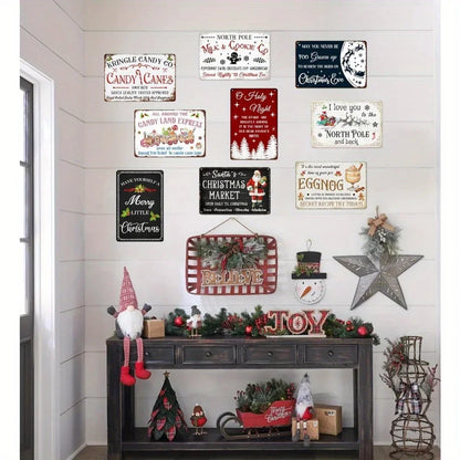 Mrs Claus Gingerbread Bakery Metal Sign Perfect Christmas Themed Retro Poster for Your Kitchen Cafe Bar or Farmhouse Xmas Wall