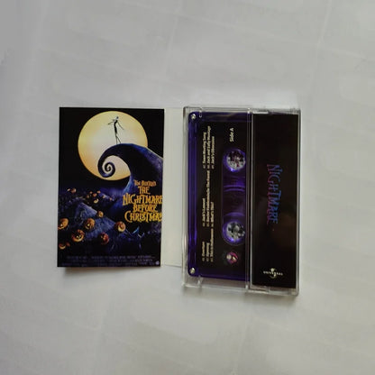 Anime The Nightmare Before Christmas Danny Elfman Music Tape Jack Skellington Sally OST Album Cosplay Cassettes Soundtracks Box