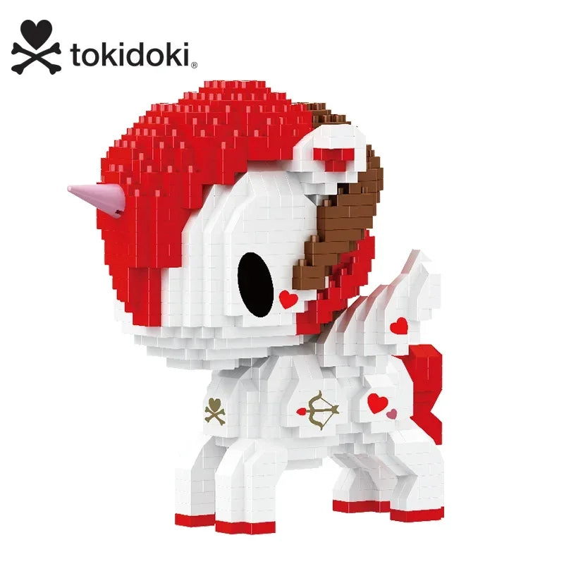 TOKIDOKI Unicorn High Difficulty Decompression Building Blocks Toys Particle Assembling Toys Puzzle Creative Ornaments