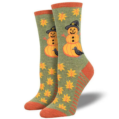 New Harajuku Halloween Creative Funny Pumpkin Jacquard Tide Socks Men And Women Couples In Tube Socks