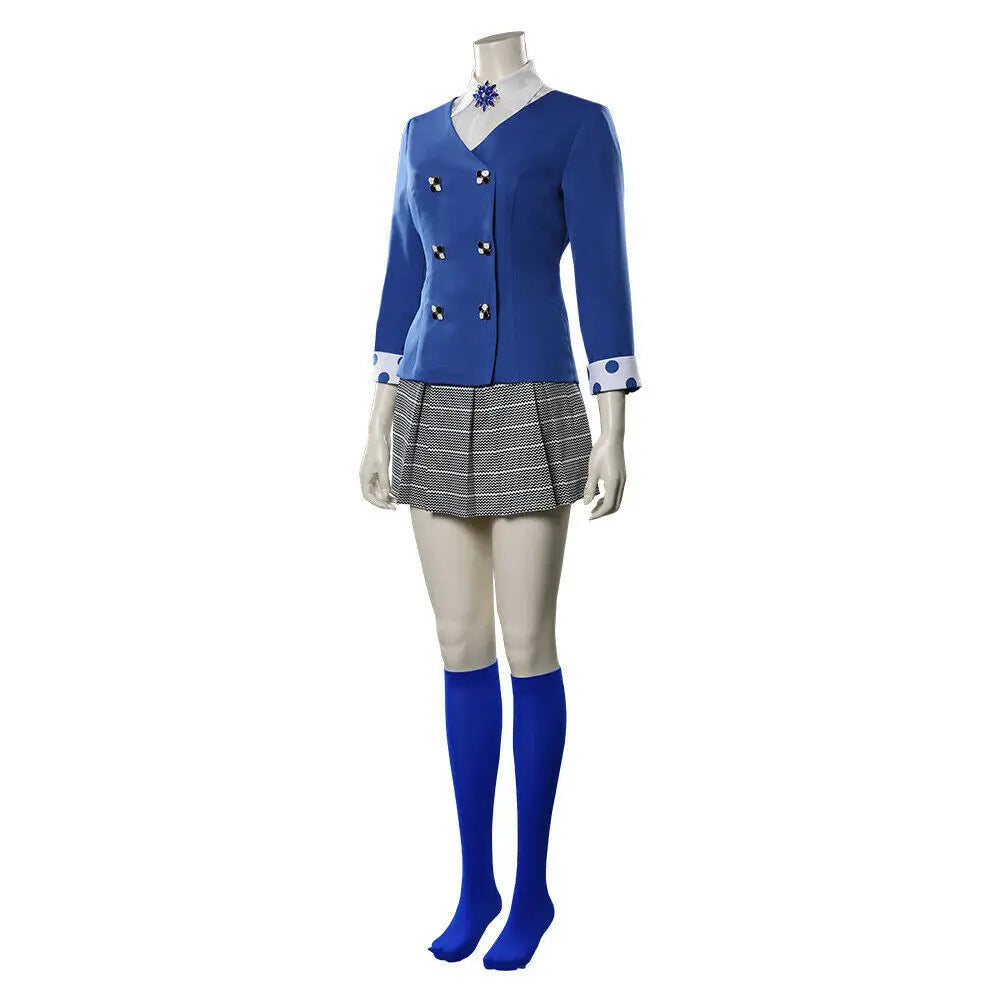 Heathers Musical Veronica Sawyer High School Uniform Set Cosplay Costumes Dress Makeup Ball Party Carnival Costume Cosplay Mujer