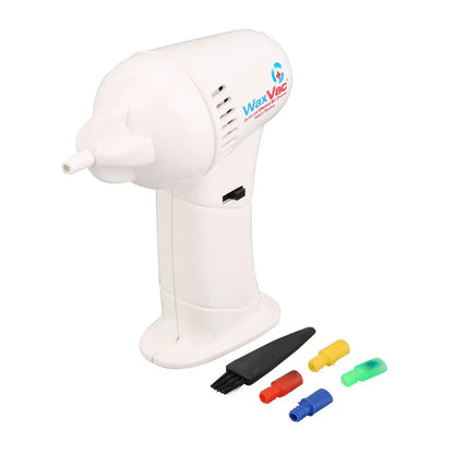 Portable Size Electronic Ear Vacuum Cleaner Ear Wax Vac Removal Safety Body Health Care with Soft & Safety Head