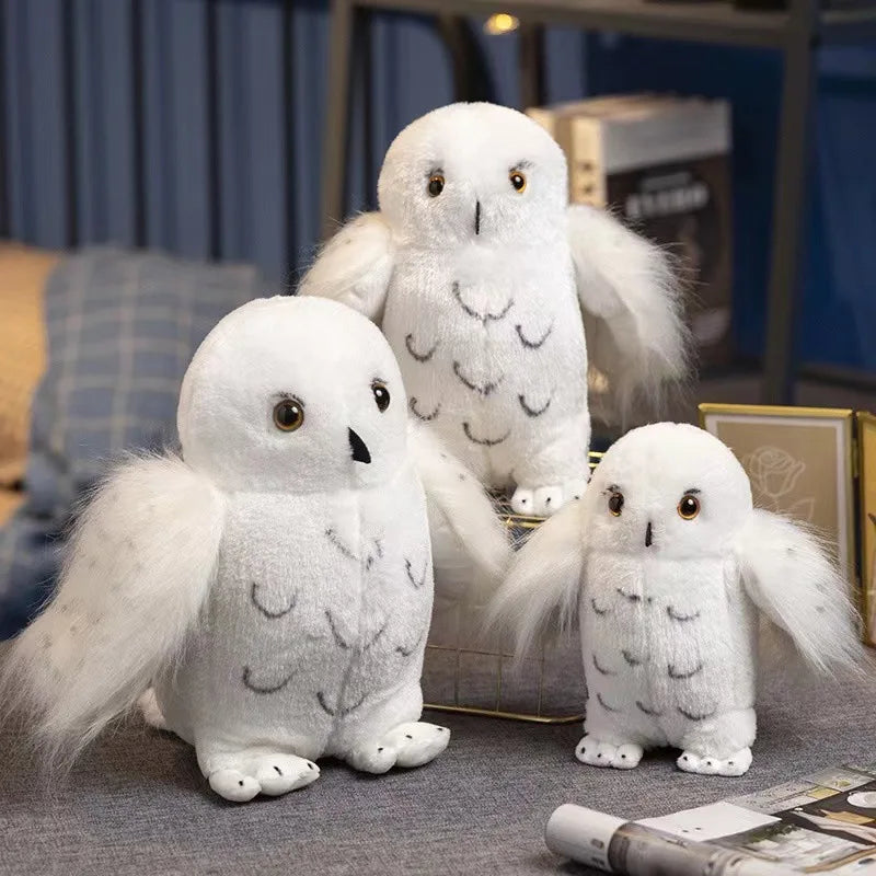 Harry Douglas Guide Owl Model Plush Toys Hedwig Snowy Owl Stuufed Animal Toy Gifts