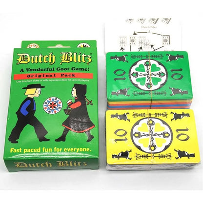 Dutch Blitz The Original Fast Paced Card Game Contains 160 Card Quick And Easy To Learn Great Family Game Fun For Everyone For 2