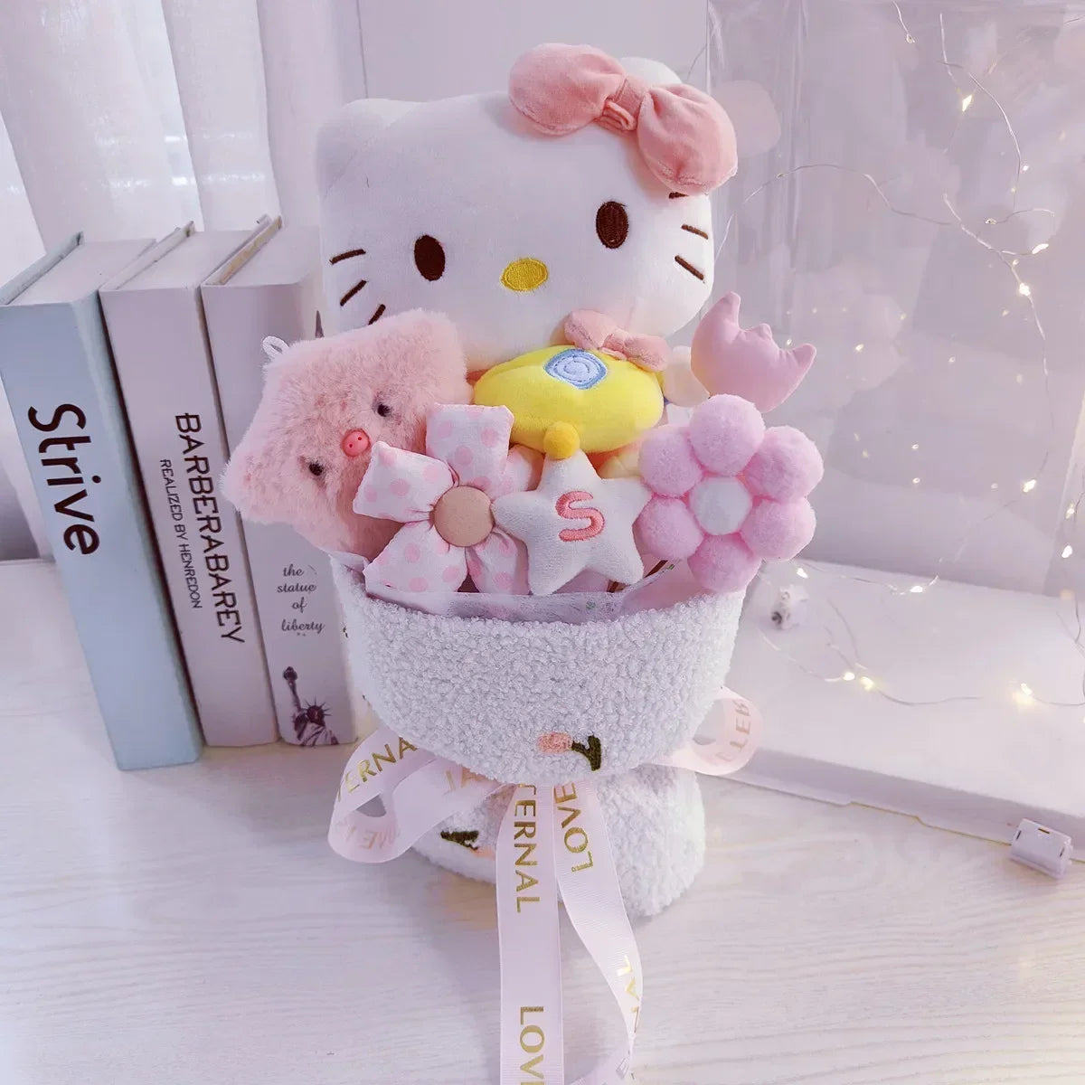 Hot Cartoon  kitty Cat Plush Doll Toy Stuffed Animals Creative Bouquet Valentine's Day Christmas Graduation Birthday Gifts