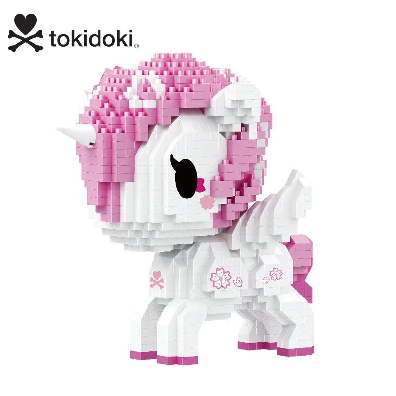 TOKIDOKI Unicorn High Difficulty Decompression Building Blocks Toys Particle Assembling Toys Puzzle Creative Ornaments