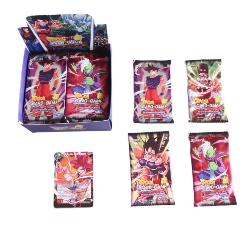 300PCS/ET Dragon Ball Series Cards Booster Box Anime English Trading Game Card Collector Gift Toys