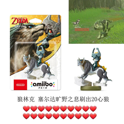 Genuine Amiibo Zelda Tears Of The Kingdom Twilight Princess Amiibo Link Ganon Figure Nfc Anime Figures Statue Christmas Gifts