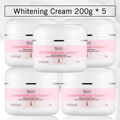 AILKE Brightening Skin Care Set, With Vitamin C, Glutathione, Deep Moisturizing, Smooth Soft Skin, Improve Skin Radiance