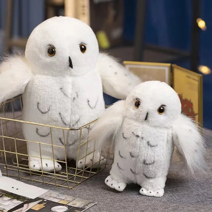 Harry Douglas Guide Owl Model Plush Toys Hedwig Snowy Owl Stuufed Animal Toy Gifts