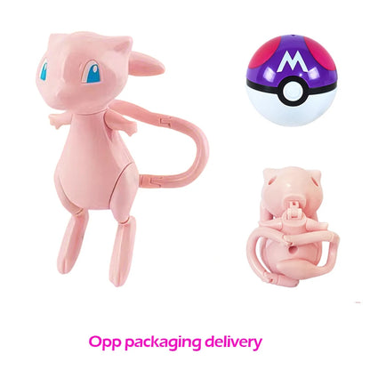 18 style Pokemon Figures Toys elf Monsters Ball Model Pikachu Gengar Pokeball Dragonite Snorlax Pokeball Action Figures gift