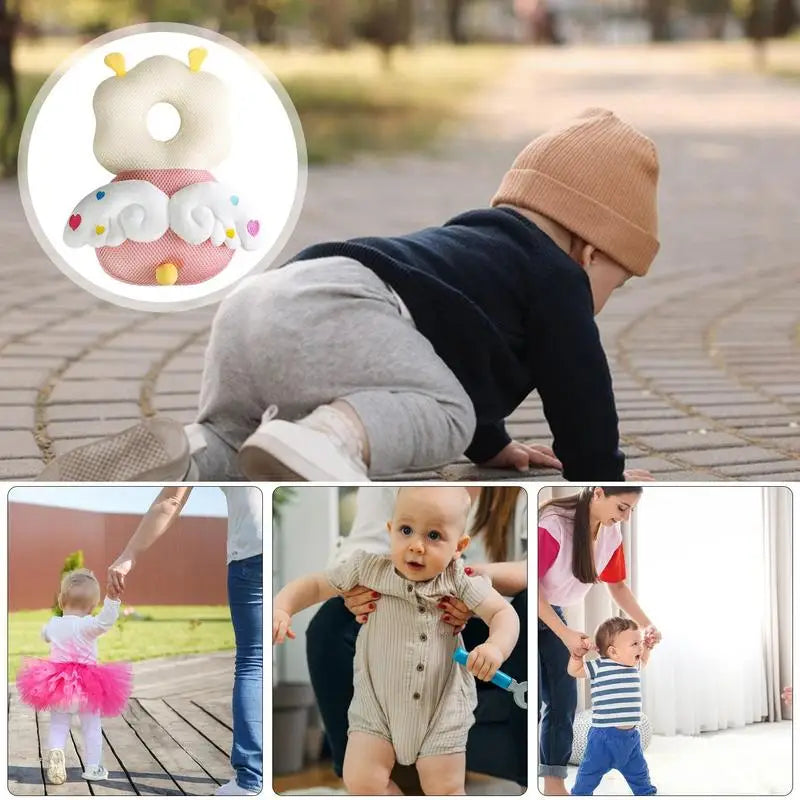 Toddler Baby Head Protector Cushion Backpack Wear Protection Adjustable Infant Safety Back for Baby Walkers Protective Head