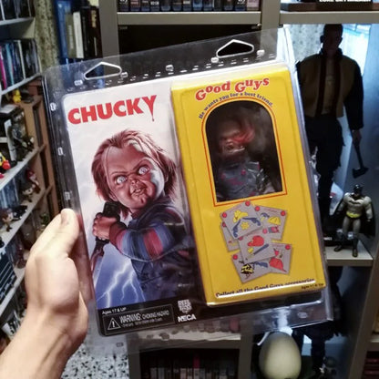 NECA Good Boy Play Chucky Action Figure Horror Version Real Clothes Brinquedos Model Toy Christmas Helloween Gift Doll