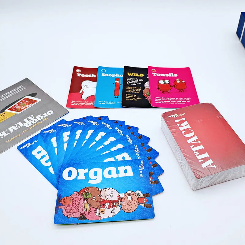 Organ Attack Exploding Kittens Card Game Tabletop Card Game Original  Fun Family Games