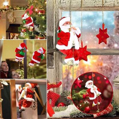 Musical Climbing Santa Claus Christmas Electric Santa Claus Climbing Rope Electric Climbing Ladder Music Santa Claus