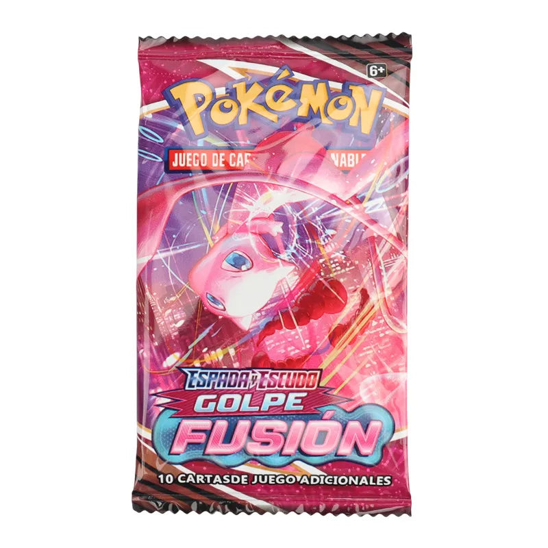 40/360Pcs Spanish Version Pokémon Card TCG: Sword shield Fusion Strike Booster Box Pokemon Cards 36 Pack Box Gifts