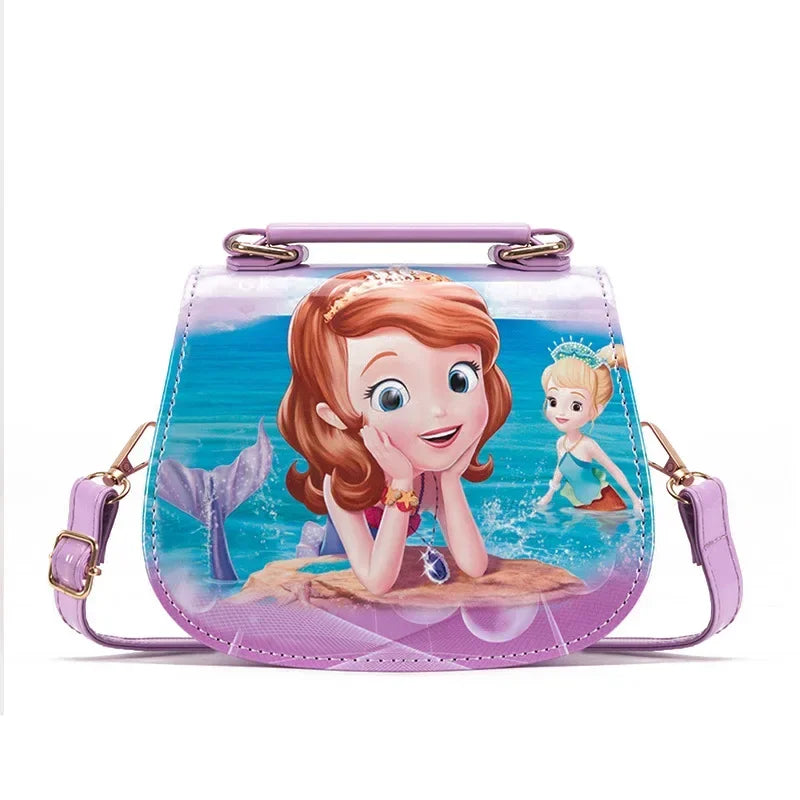 Disney Frozen 2 Elsa Anna  Princess Childrens Toys Shoulder Bag Girl Sofia Princess Baby Handbag  Kid Fashion Shopping Bag Gift