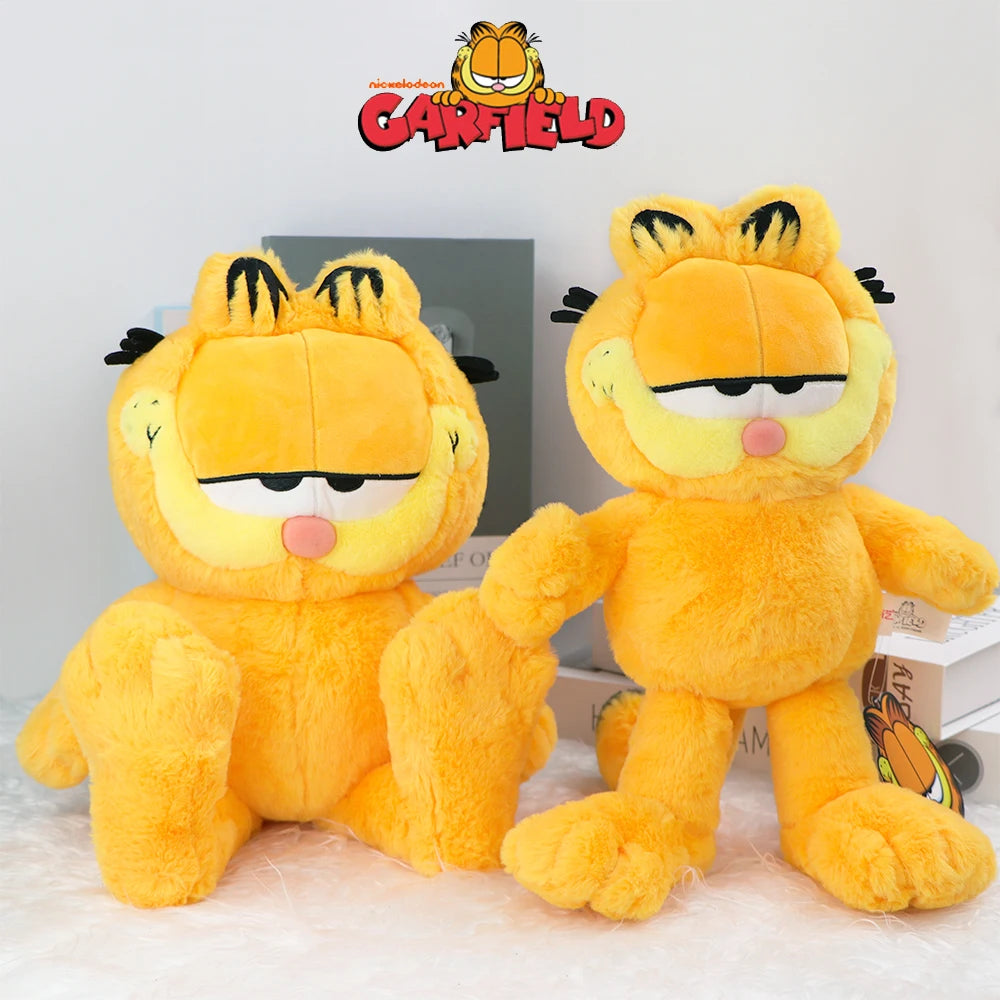 19-35cm Original GARFIELD Plush Toy Big Size Odie Fluffy Stuffed Doll The Garfield Show Cartoon Anime High Quality Birthday Gift