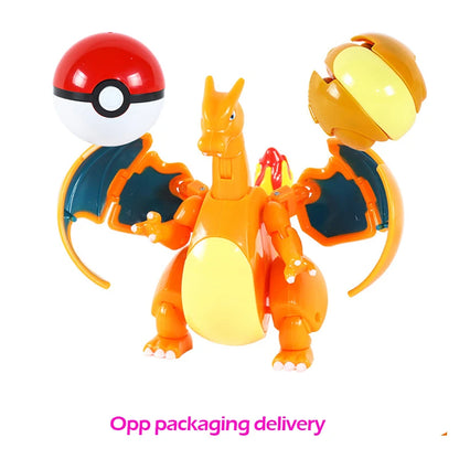 18 style Pokemon Figures Toys elf Monsters Ball Model Pikachu Gengar Pokeball Dragonite Snorlax Pokeball Action Figures gift