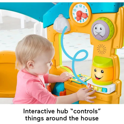 Baby & Toddler Toy Laugh & Learn Smart Learning Home Playhouse with Lights Sounds & Activities for Infants Ages 6+ Months