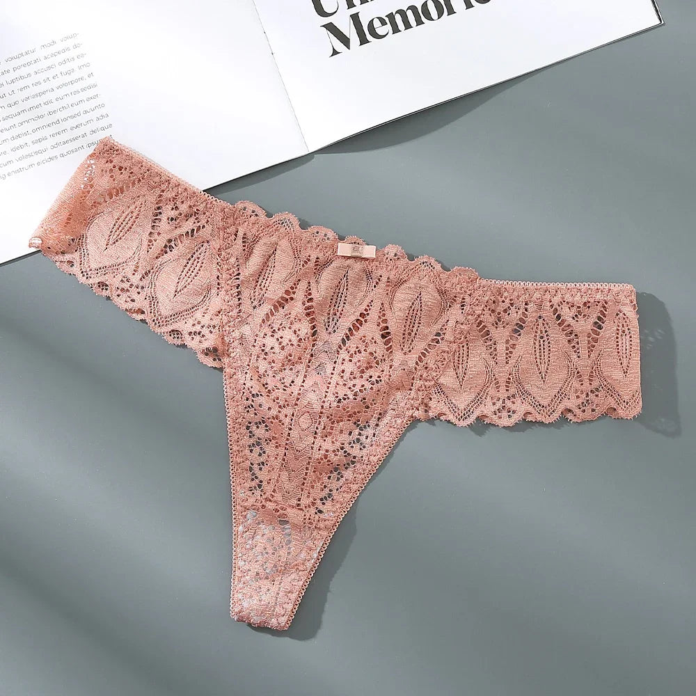 Women Sexy Panties Lace Thongs Women G-string Female Underwear Panties Romantic Lingeries for Ladies T-back Free Shiping Items