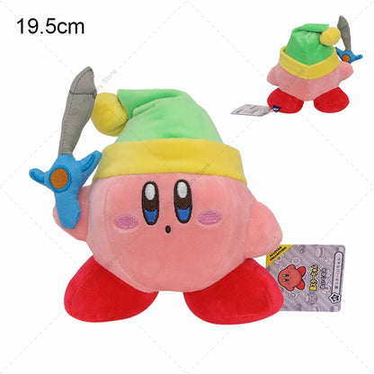 Hot Game Star Kirby Sword Kirby Plush Toy High Quality Cartoon Stuffed Peluche Doll Great Christmas Birthday Gift For Children